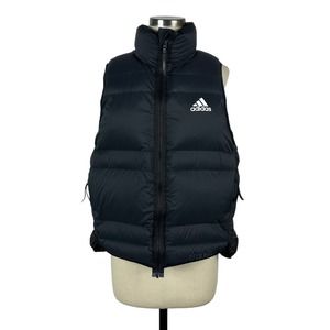 ADIDAS Cold RDY Black Down Puffer Jacket Vest Full Zip Sleeveless Women's Medium